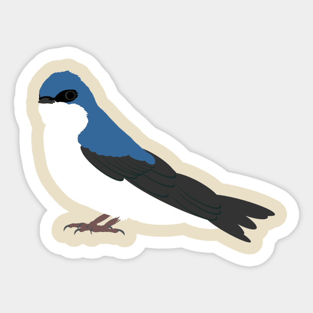 Tree Swallow Sticker by stargatedalek